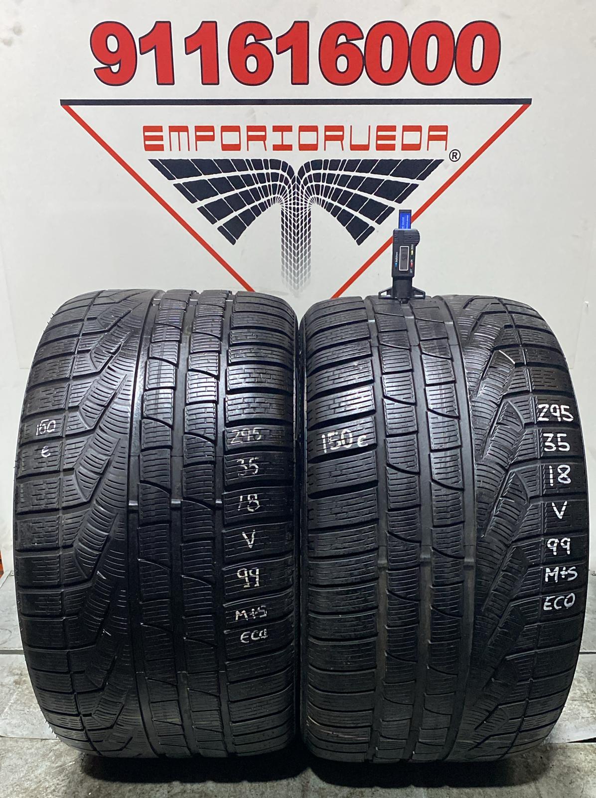 PIRELLI SOTTO ZERO WINTER 240 USADO ECONOMICO M+S 295/35 R18 99 V